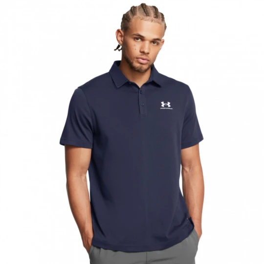 Zdjęcie produktu Męska koszulka polo Under Armour UA Icon Polo - granatowa