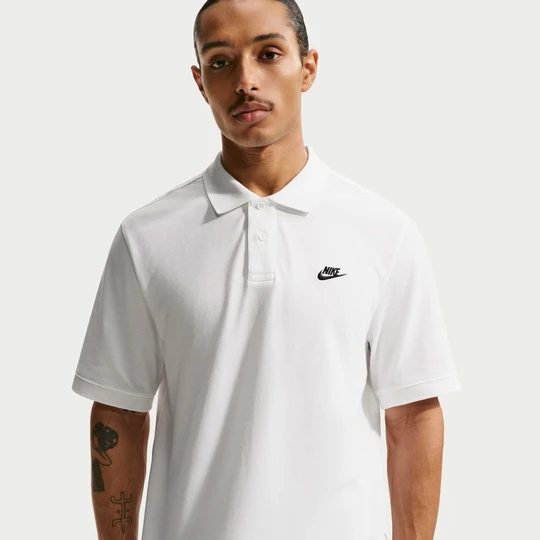 Zdjęcie produktu Męska koszulka polo z krótkim rękawem Nike Club - Biel
