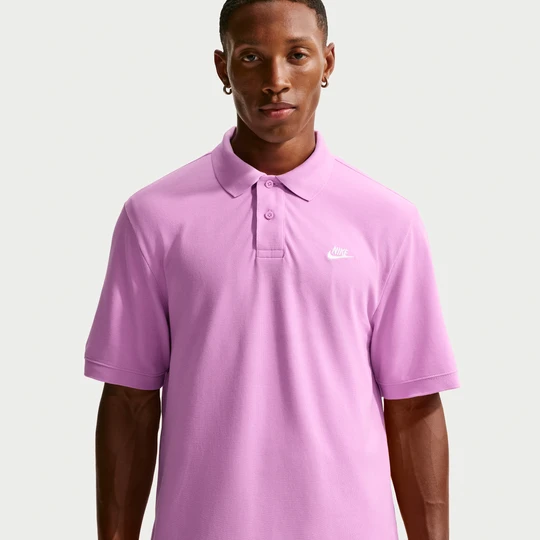 Zdjęcie produktu Męska koszulka polo z krótkim rękawem Nike Club - Fiolet