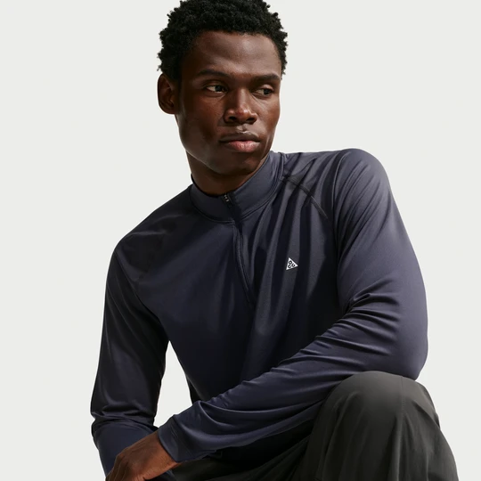 Zdjęcie produktu Męska koszulka trekkingowa z długim rękawem i zamkiem 1 / 4 Dri-FIT ACG Wildsee - Szary Nike