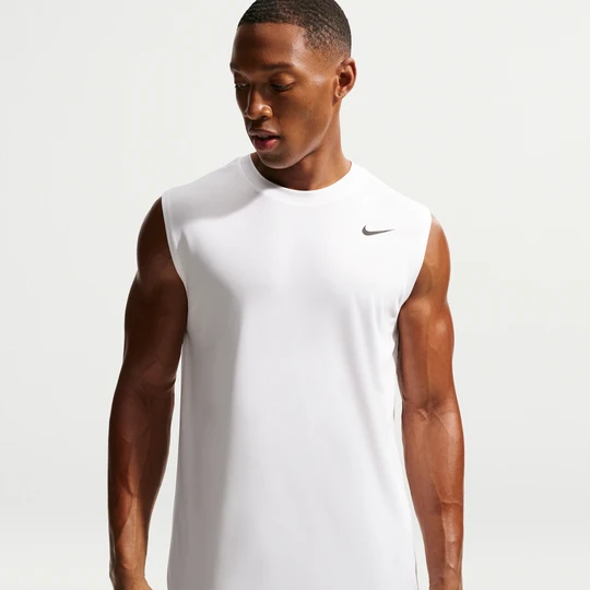 Zdjęcie produktu Męska koszulka treningowa bez rękawów Dri-FIT Nike - Biel