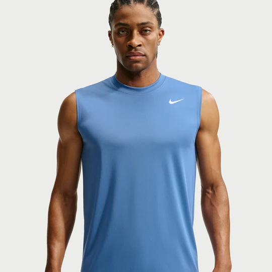 Zdjęcie produktu Męska koszulka treningowa bez rękawów Dri-FIT Nike - Niebieski