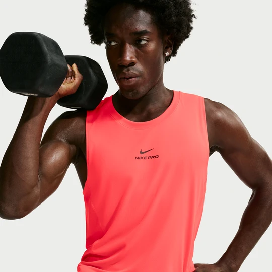 Zdjęcie produktu Męska koszulka treningowa bez rękawów Dri-FIT Nike Pro - Czerwony