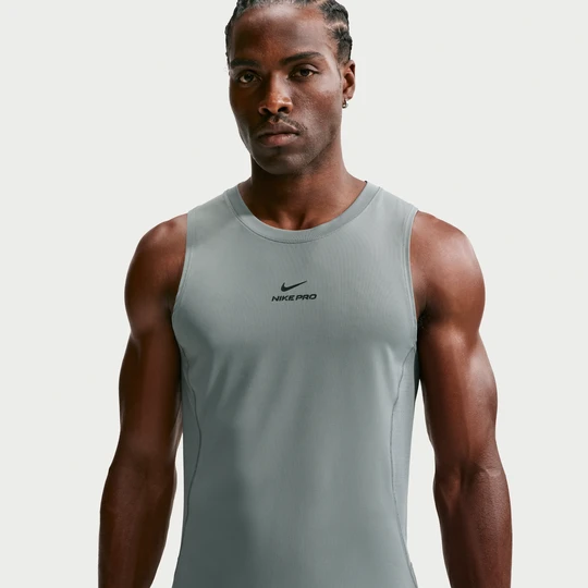Zdjęcie produktu Męska koszulka treningowa bez rękawów Dri-FIT Nike Pro - Szary