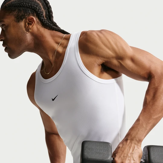 Zdjęcie produktu Męska koszulka treningowa bez rękawów Nike N.A.C. - Biel