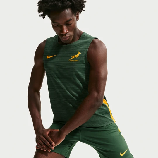 Zdjęcie produktu Męska koszulka treningowa bez rękawów Nike Springboks - Zieleń