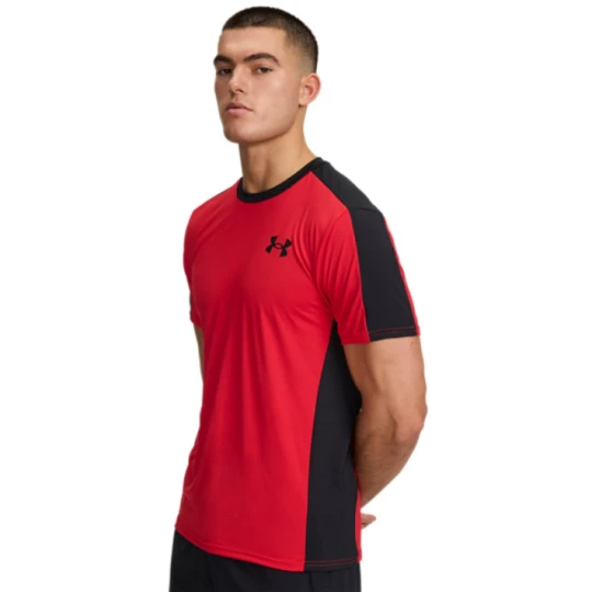 Zdjęcie produktu Męska koszulka treningowa Under Armour HeatGear Wordmark - czerwona