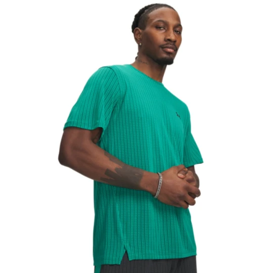 Zdjęcie produktu Męska koszulka treningowa Under Armour Tech Vent Jacquard - turkusowa
