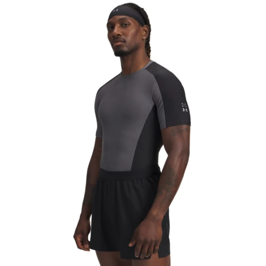Zdjęcie produktu Męska koszulka treningowa Under Armour UA Halo Bonded Auxetic SS - szara