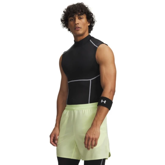 Zdjęcie produktu Męska koszulka treningowa Under Armour UA HeatGear Elite Sleeveless Mock - czarny