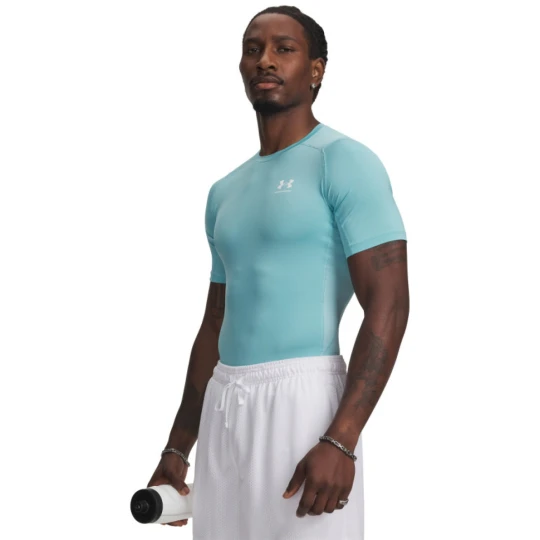 Zdjęcie produktu Męska koszulka treningowa UNDER ARMOUR UA HG Armour Comp SS - niebieska