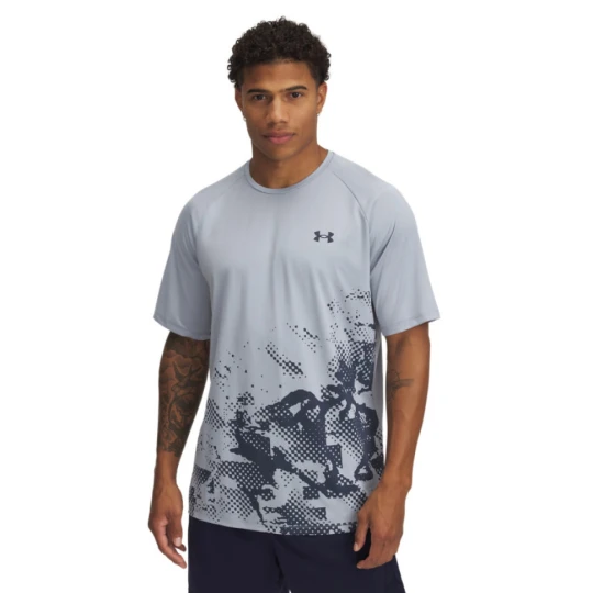 Zdjęcie produktu Męska koszulka treningowa Under Armour UA M Tech Fade SS - szara