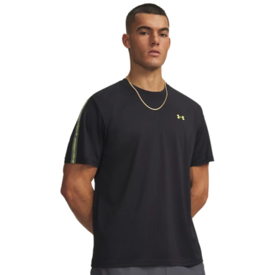 Zdjęcie produktu Męska koszulka treningowa Under Armour UA Tech Taping SS - czarna