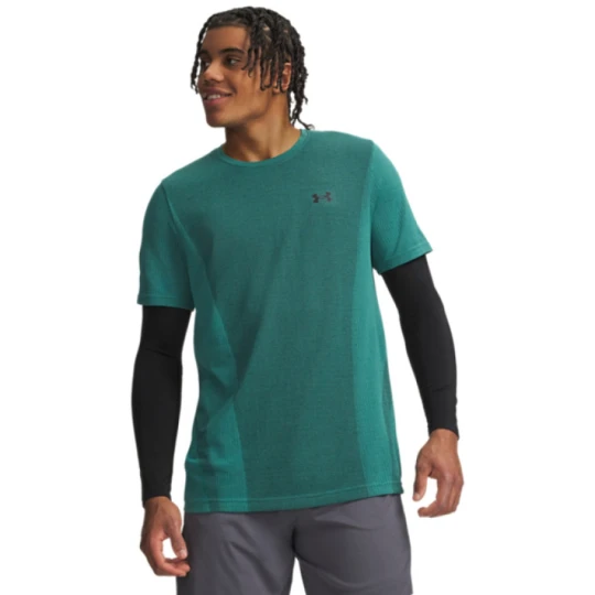 Zdjęcie produktu Męska koszulka treningowa Under Armour UA Tech Tee Pixelate - zielona