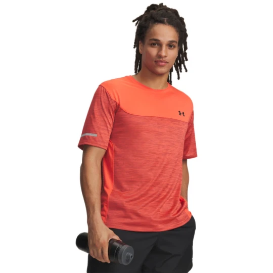 Zdjęcie produktu Męska koszulka treningowa Under Armour UA Tech Utility SS - pomarańczowa