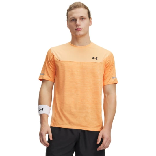 Zdjęcie produktu Męska koszulka treningowa Under Armour UA Tech Utility SS - pomarańczowa