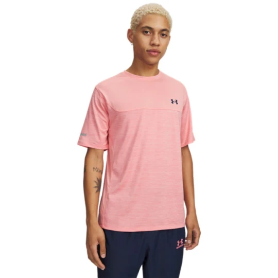 Zdjęcie produktu Męska koszulka treningowa Under Armour UA Tech Utility SS - różowa