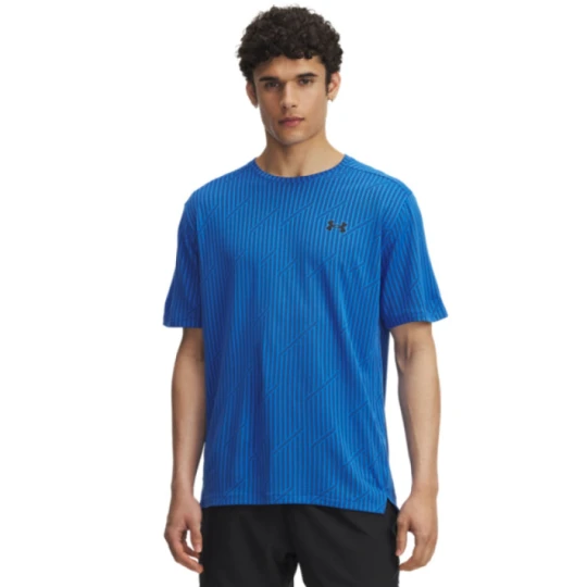 Zdjęcie produktu Męska koszulka treningowa Under Armour UA Tech Vent Jacquard - niebieska