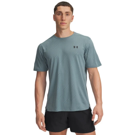 Zdjęcie produktu Męska koszulka treningowa Under Armour UA Tech Vent Jacquard - niebieska