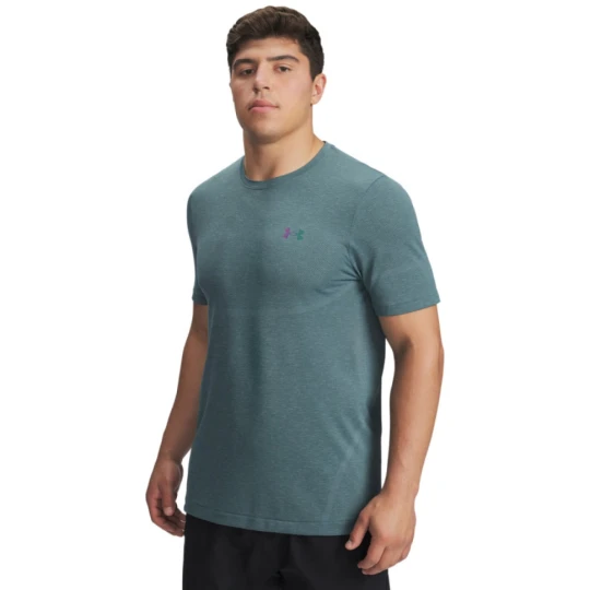 Zdjęcie produktu Męska koszulka treningowa Under Armour UA Vanish Elite Seamless SS - niebieska