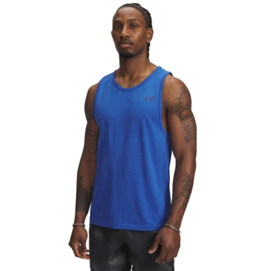 Zdjęcie produktu Męska koszulka treningowa Under Armour Vanish Elite Seamless Tank - niebieska