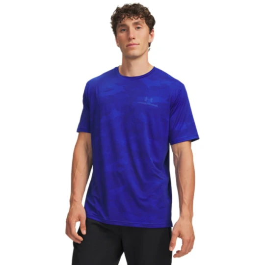 Zdjęcie produktu Męska koszulka treningowa Under Armour Vanish Energy Printed SS - niebieska