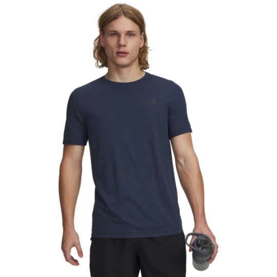 Zdjęcie produktu Męska koszulka treningowa Under Armour Vanish Seamless Novelty SS - granatowa