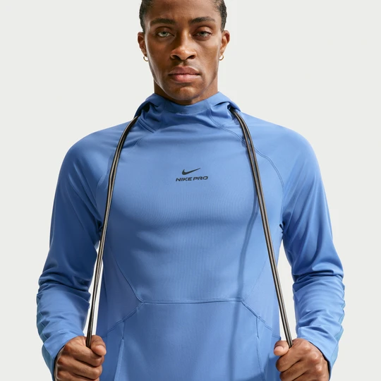 Zdjęcie produktu Męska koszulka treningowa (warstwa środkowa) Dri-FIT Nike Pro - Niebieski