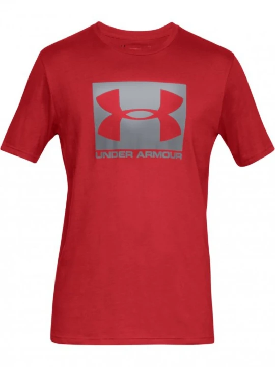 Zdjęcie produktu Męska koszulka UNDER ARMOUR BOXED SPORTSTYLE SS - czerwona