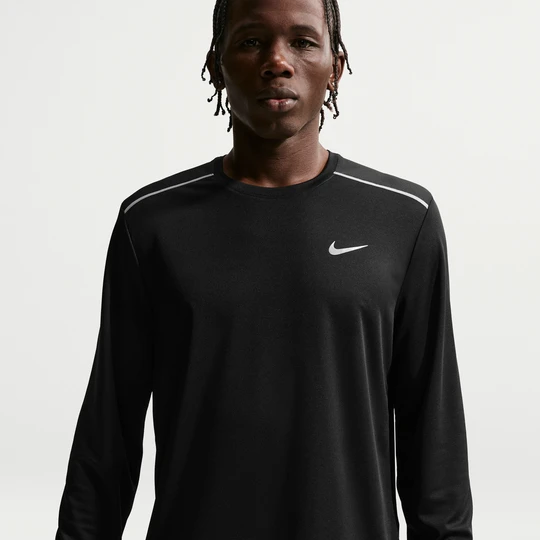 Zdjęcie produktu Męska koszulka z długim rękawem do biegania Dri-FIT Nike Miler - Czerń