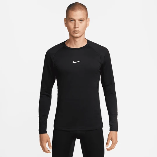 Zdjęcie produktu Męska koszulka z długim rękawem Nike Pro Warm - Czerń