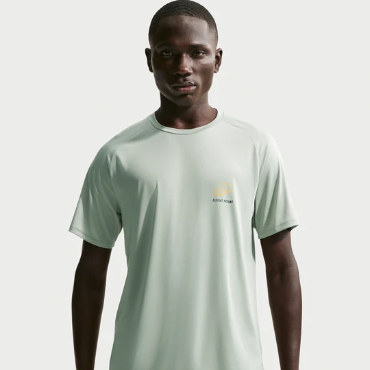 Zdjęcie produktu Męska koszulka z krótkim rękawem do biegania Dri-FIT ADV Nike Stride - Zieleń