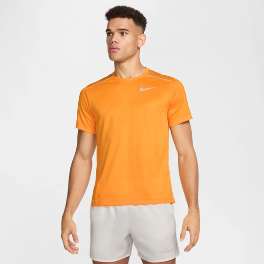 Zdjęcie produktu Męska koszulka z krótkim rękawem do biegania Nike Miler - Żółty