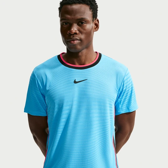 Zdjęcie produktu Męska koszulka z krótkim rękawem do tenisa Aero-FIT NikeCourt Slam - Niebieski