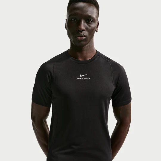 Zdjęcie produktu Męska koszulka z krótkim rękawem Dri-FIT Nike Pro Training - Czerń