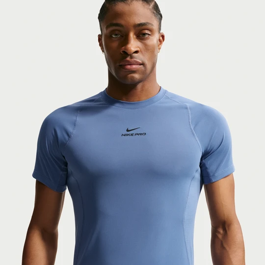 Zdjęcie produktu Męska koszulka z krótkim rękawem Dri-FIT Nike Pro Training - Niebieski