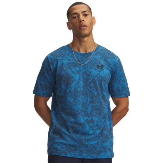 Zdjęcie produktu Męska koszulka z krótkim rękawem Under Armour UA M ICON SS NOVELTY - niebieska