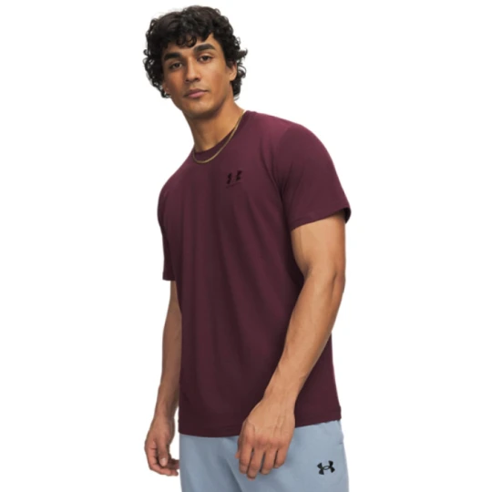 Zdjęcie produktu Męska koszulka z krótkim rękawem Under Armour UA M ICON TEE SS - burgundowa