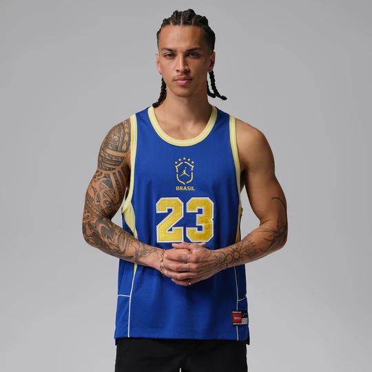 Zdjęcie produktu Męska koszulka z siateczki Jordan Essentials - Niebieski