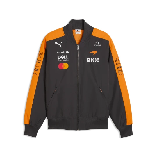Zdjęcie produktu PUMA Męska kurtka bomberka McLAREN MASTERCARD F1 TEAM Replica, Akcesoria, Pomarańczowy