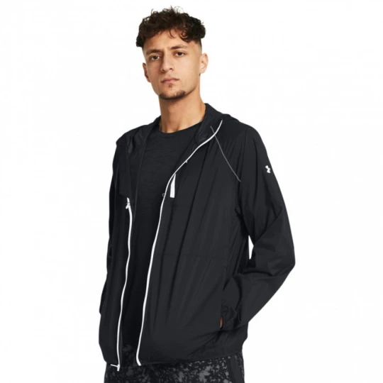 Zdjęcie produktu Męska kurtka do biegania Under Armour Launch Lightweight Jacket - czarna