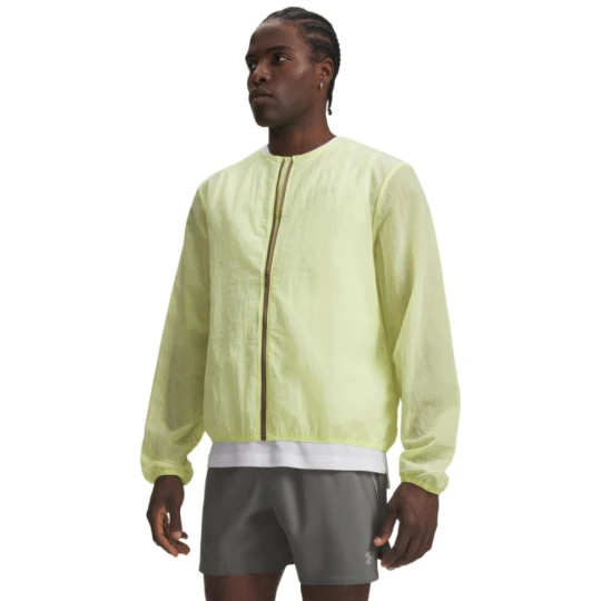 Zdjęcie produktu Męska kurtka do biegania Under Armour UA HB Run - limonkowa