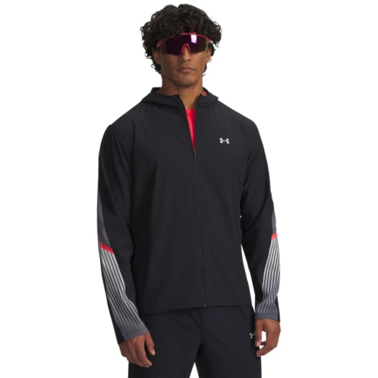 Zdjęcie produktu Męska kurtka do biegania Under Armour UA Velociti Storm Hooded - czarna