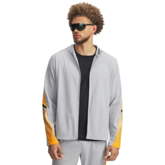 Zdjęcie produktu Męska kurtka do biegania Under Armour UA Velociti Storm Hooded - szara