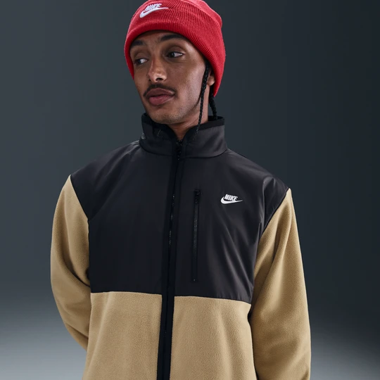 Zdjęcie produktu Męska kurtka na zimę z zamkiem na całej długości Nike Club - Brązowy