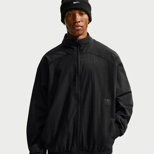 Zdjęcie produktu Męska kurtka Nike z tkaniny o kroju oversize z zamkiem na całej długości N.A.C. Dri-FIT - Czerń