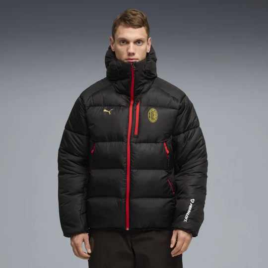 Zdjęcie produktu Męska kurtka ocieplana AC Milan PUMATECH PrimaLoft®, Odzież, Czarny