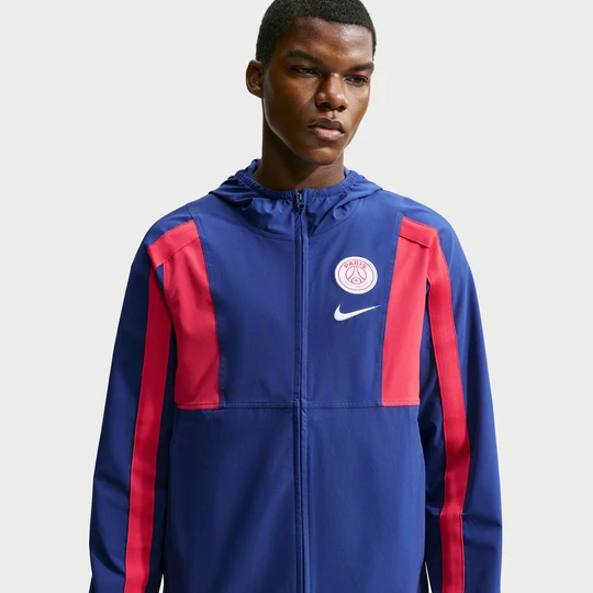 Zdjęcie produktu Męska kurtka piłkarska z tkaniny Nike Paris Saint-Germain Energy - Niebieski