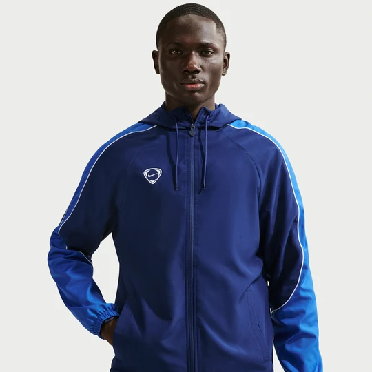 Zdjęcie produktu Męska kurtka piłkarska z tkaniny Repel Nike Academy+ - Niebieski