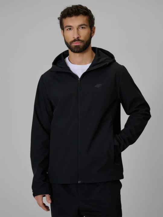 Zdjęcie produktu Męska kurtka softshell 4F 4FRSS26TSOFM624 - czarna